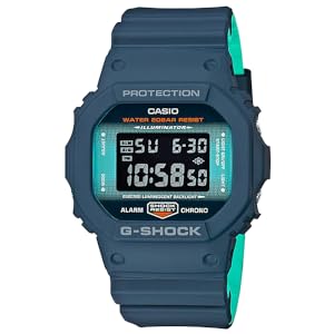 Casio G-Shock Men’s Blue Digital Watch DW-5600CC-2DR