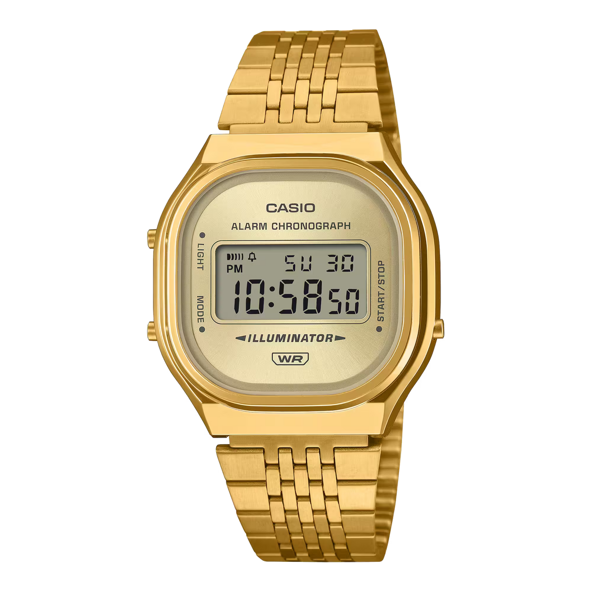 Casio A140WEG-9ADF Gold Steel Watch