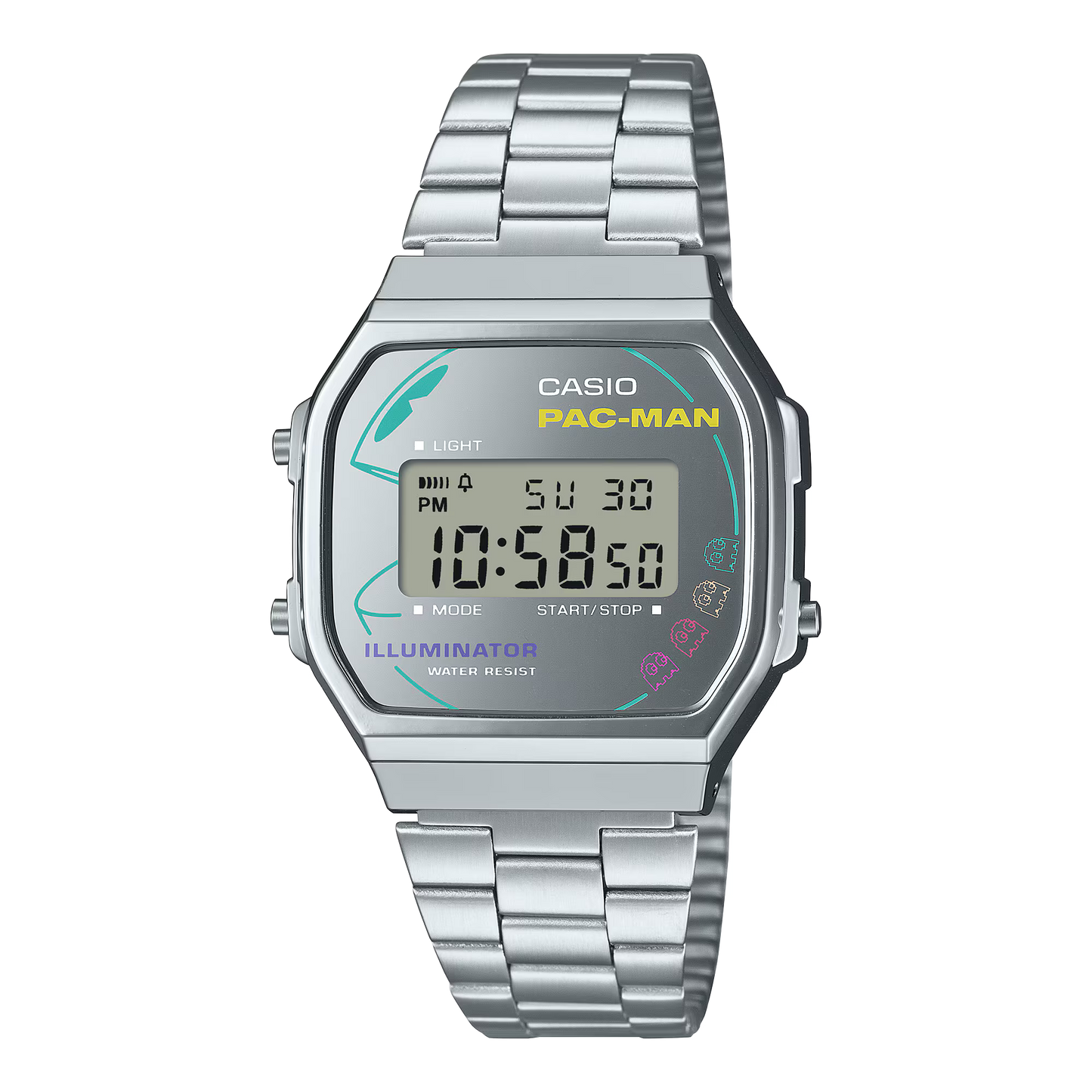 Casio A168WEPC-7A Silver Watch