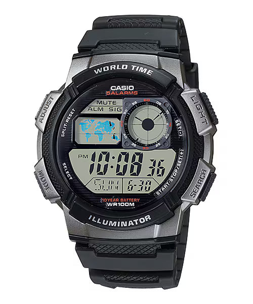 Casio AE-1000W-1BV Black Watch