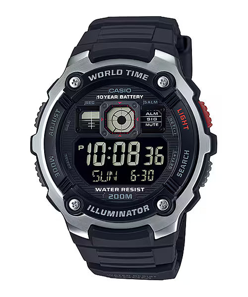 Casio AE-2000W-1BV Black Watch