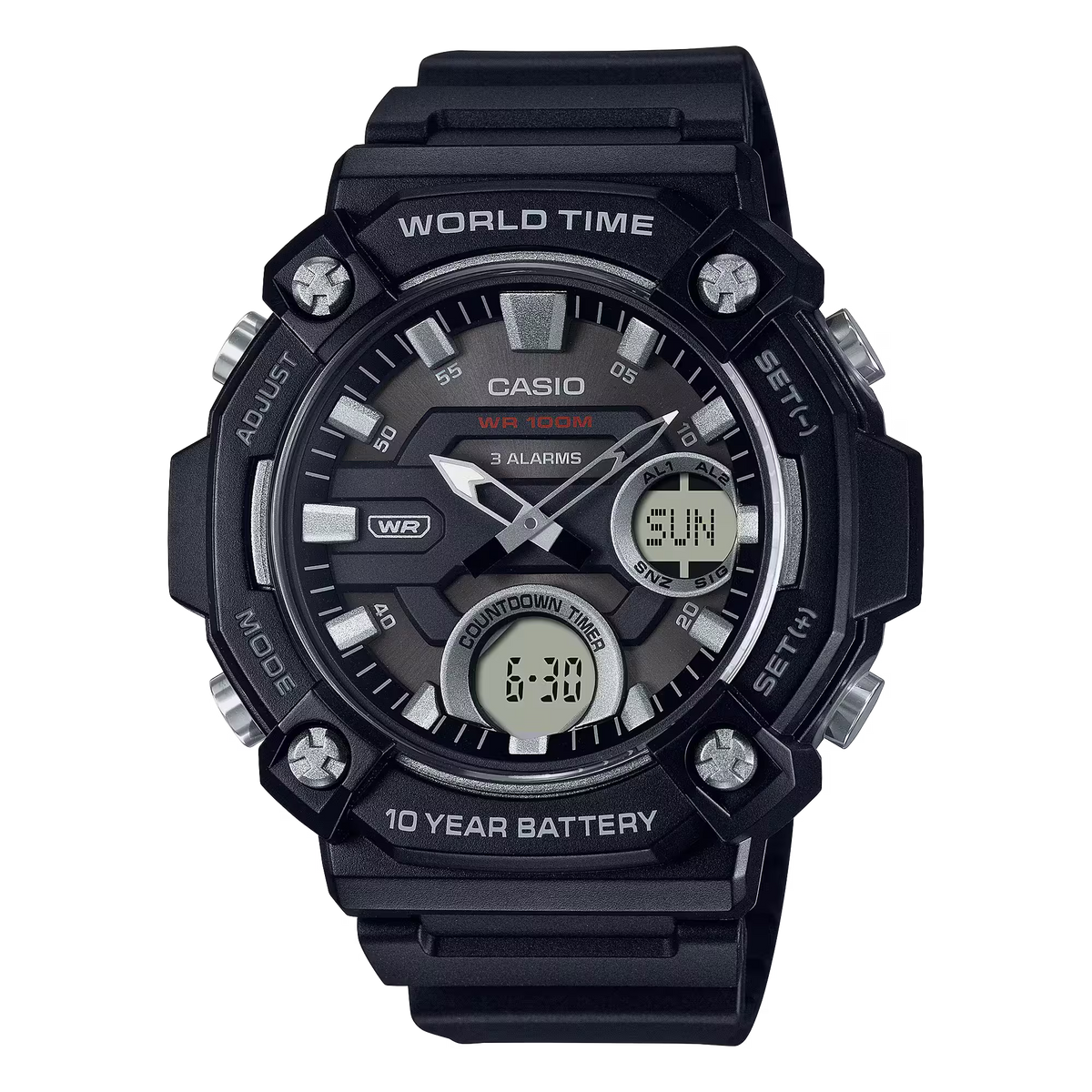 Casio AEQ-120W-1AVDF Black Watch