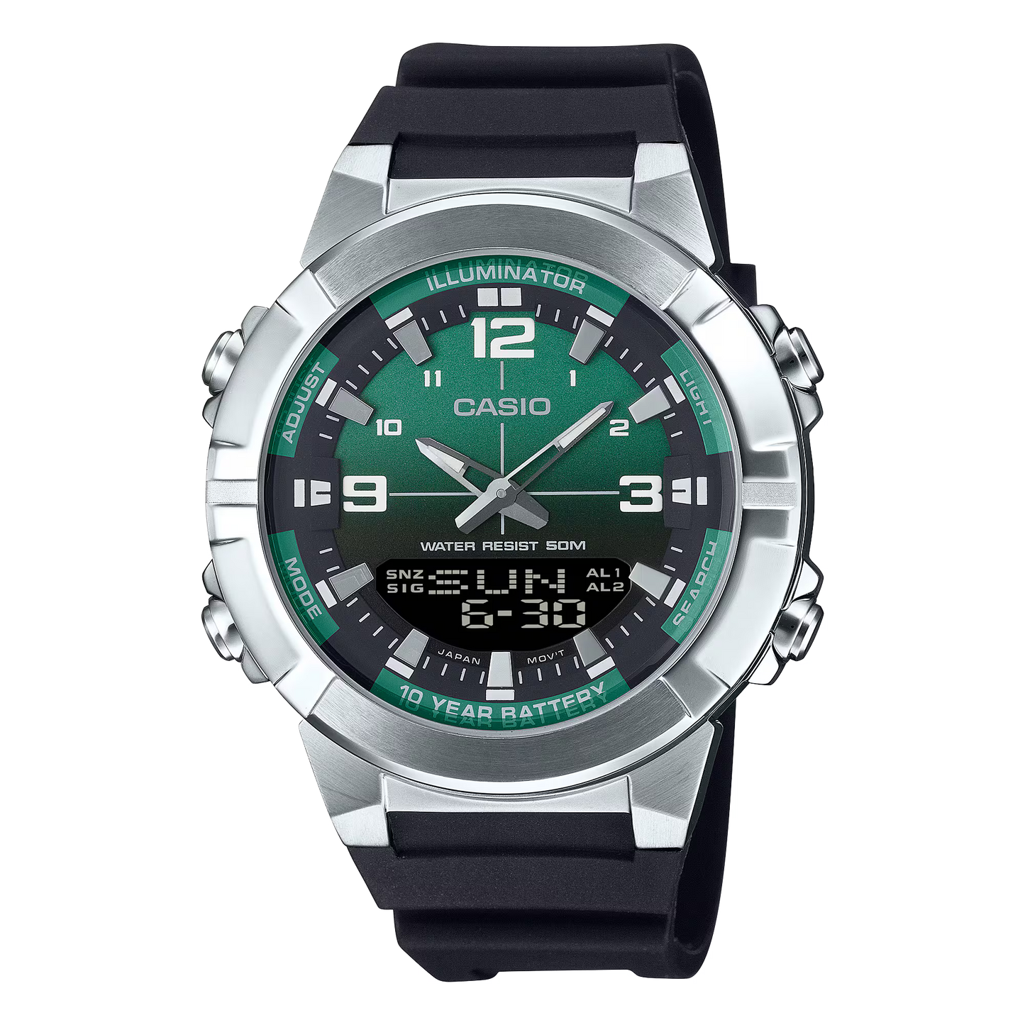 Casio AMW-870A-3AV Green Watch