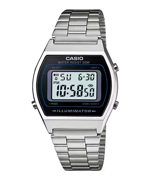 Casio B640WD-1AVDF Silver Steel Watch