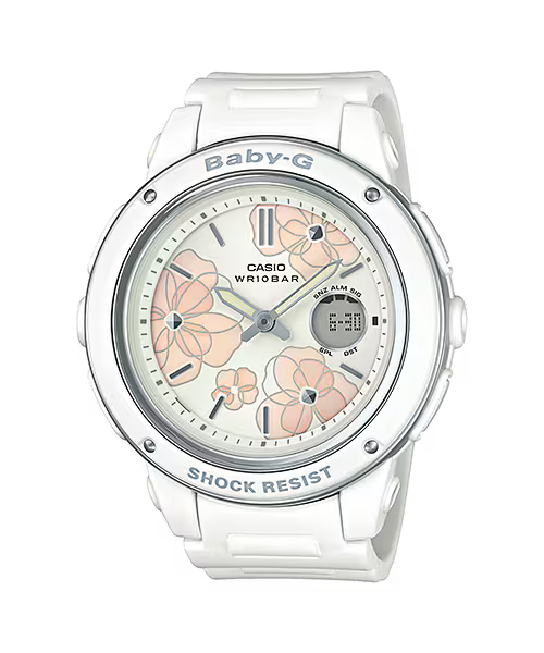 Baby-G BGA-150FL-7ADR Women’s White Watch