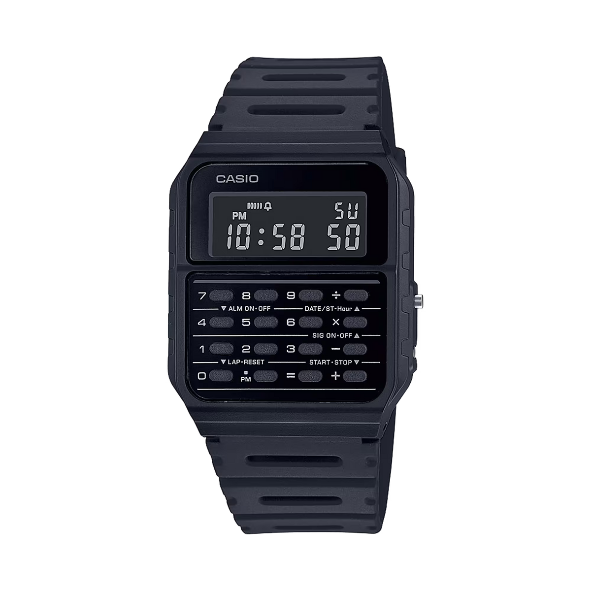 Casio CA-53WF-1BDF Black Vintage Digital Calculator Watch