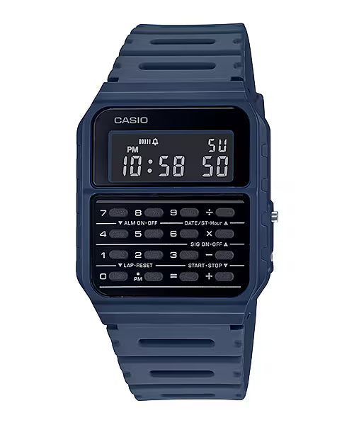 Casio CA-53WF-2B Calculator Blue Watch