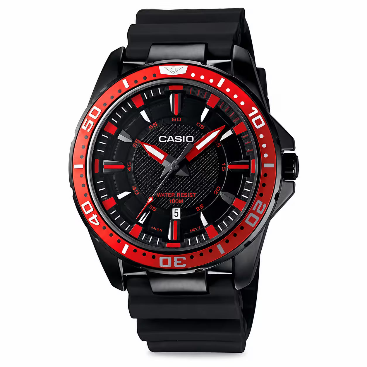 Casio MTD-1072-4AV Red Watch