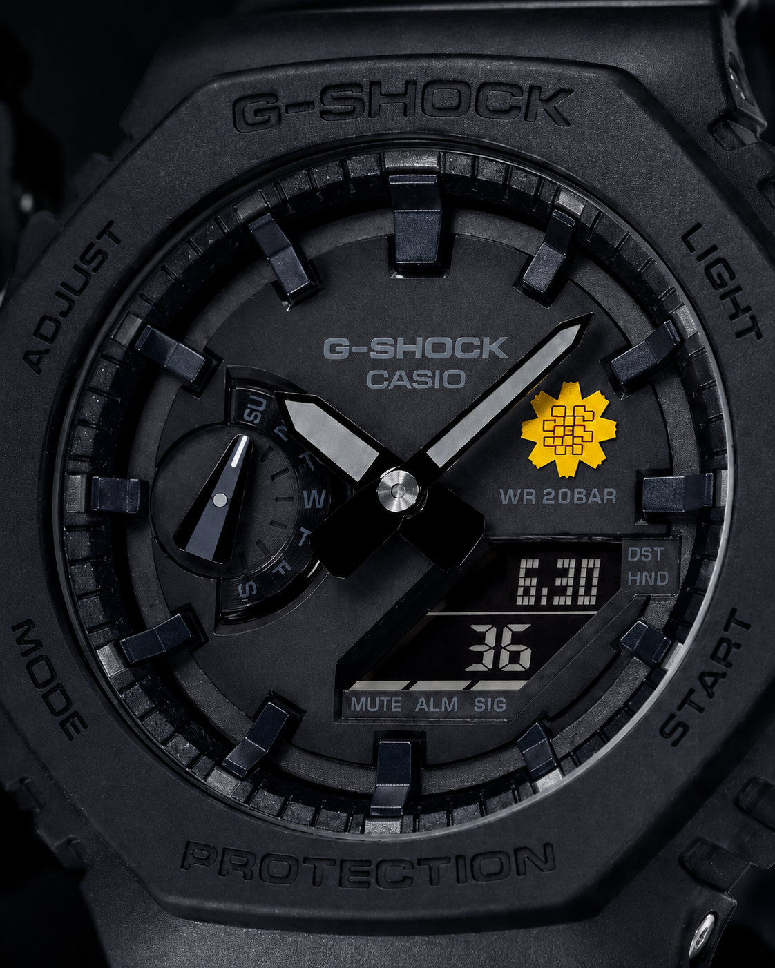 G-Shock Al Arfaj Flower Edition Customized GA-2100-1A1DR Watch