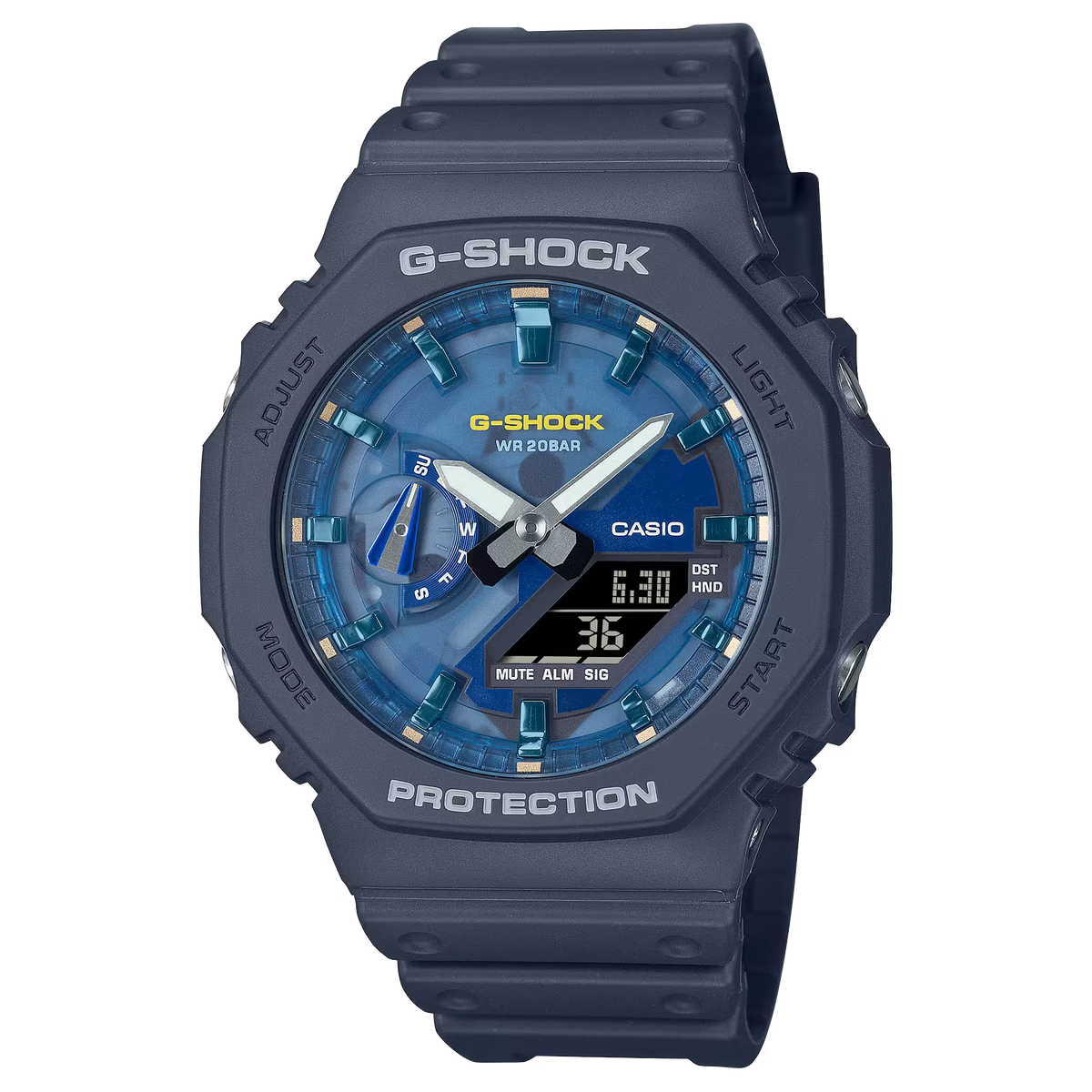 G-Shock GA-2100AS-2ADR Blue Watch