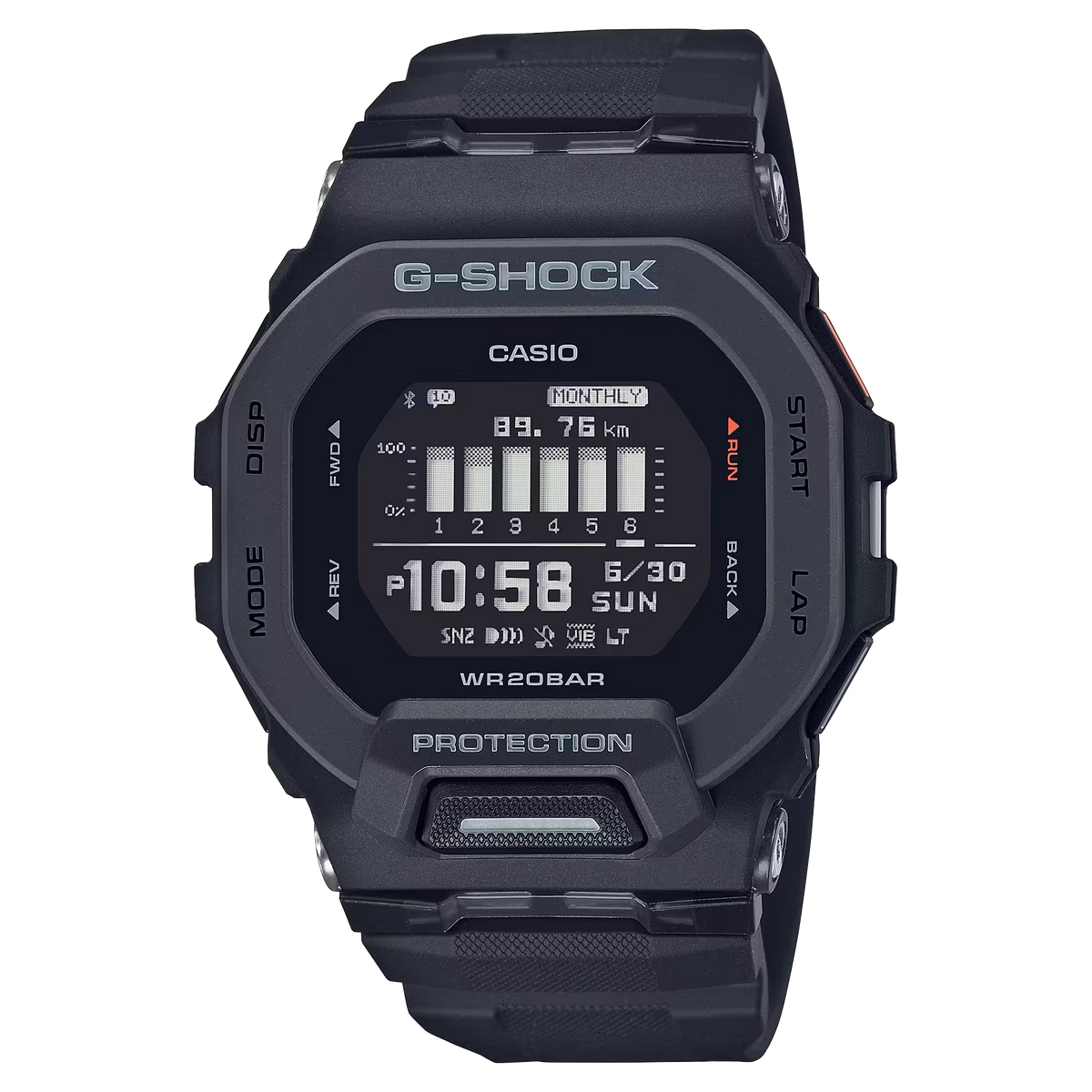 G-Shock GBD-200-1DR Bluetooth Black Watch