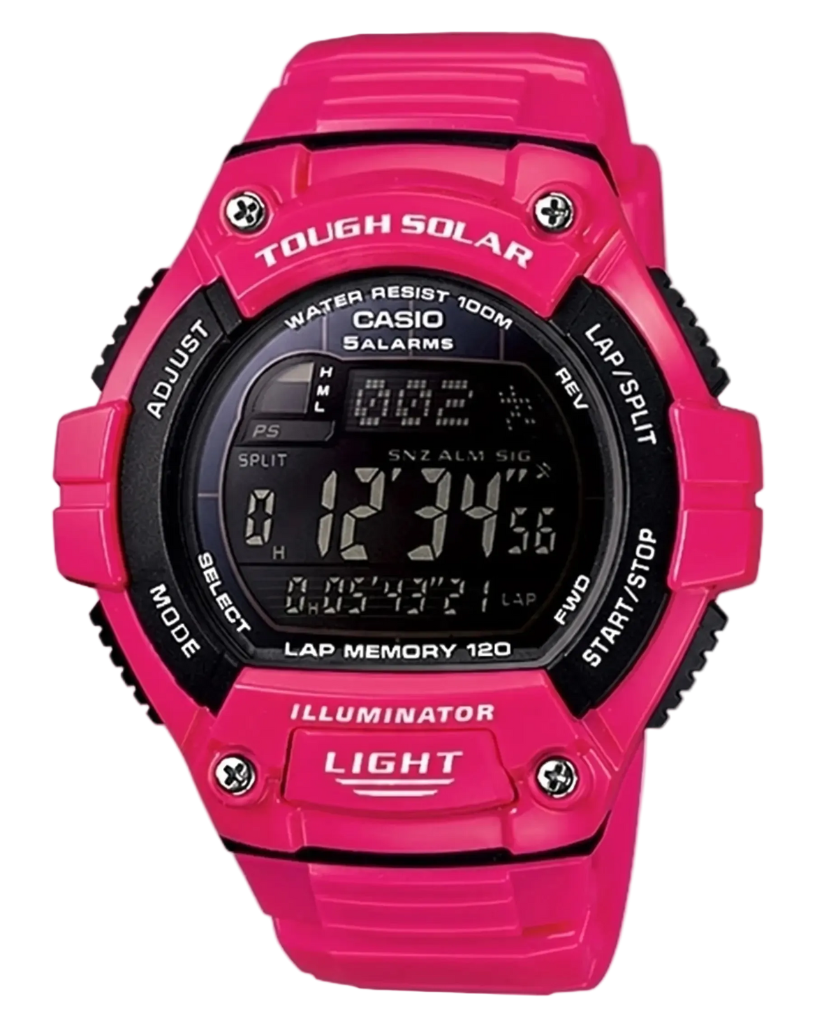 Casio W-S220C-4BV Solar Pink Watch