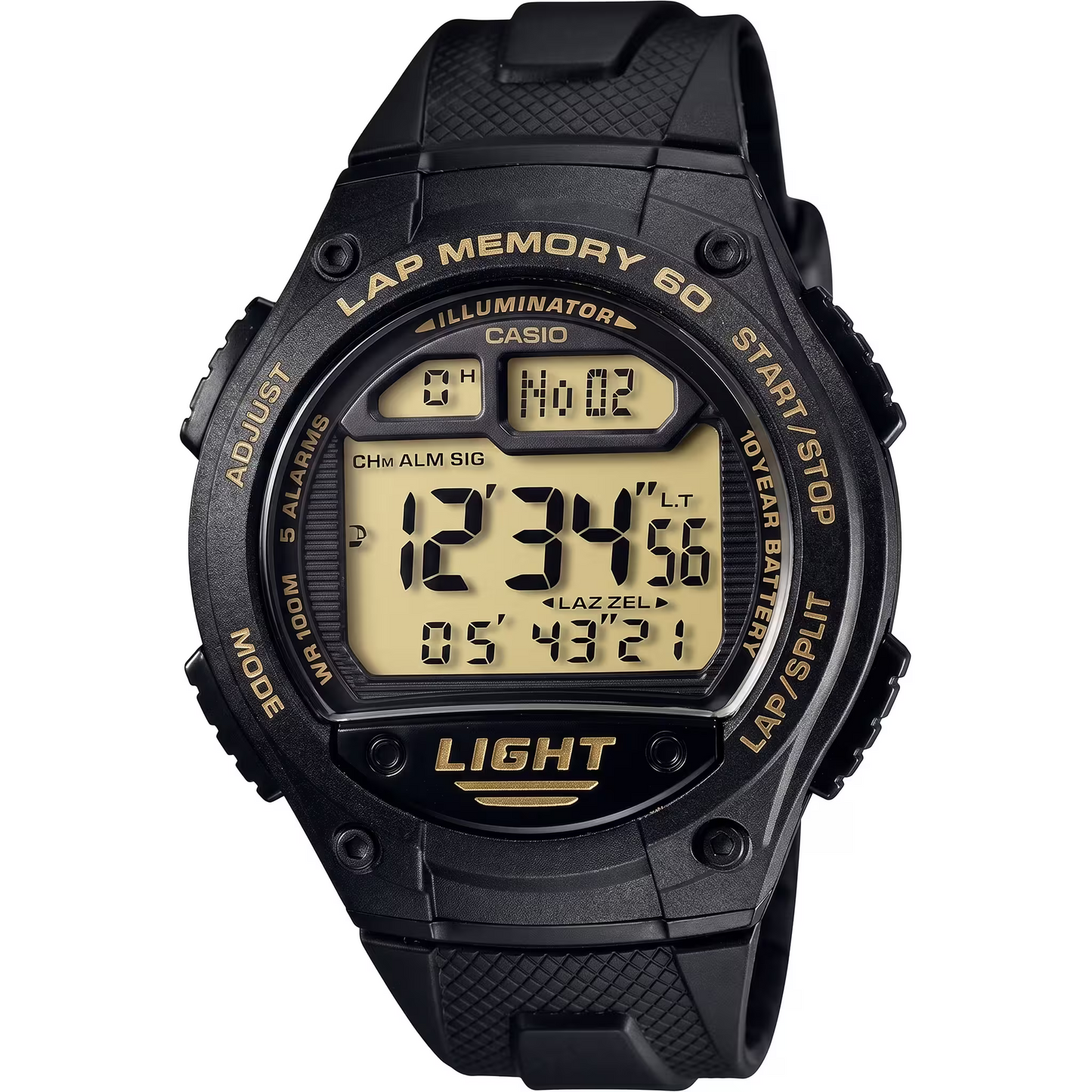 Casio W-734-9AV Black Watch