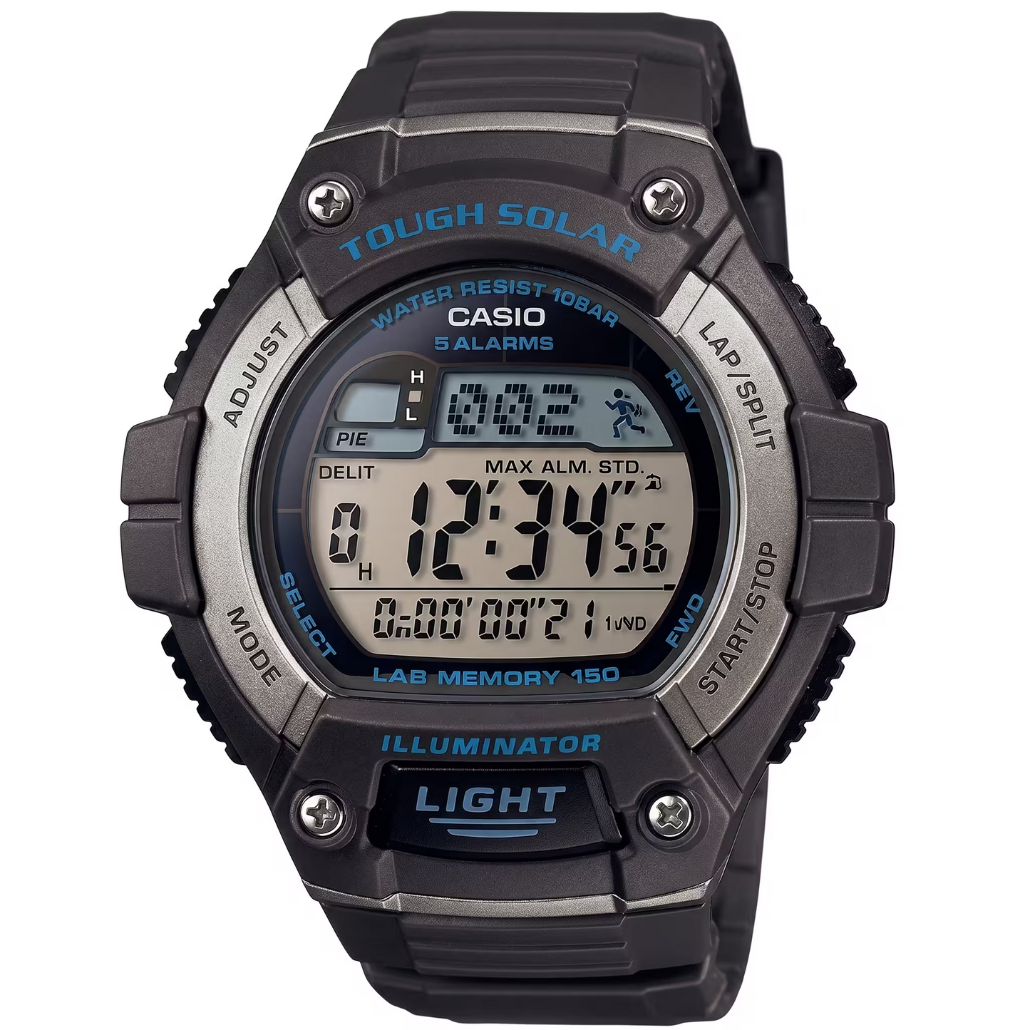 Casio W-S220-8AV Solar Grey Watch