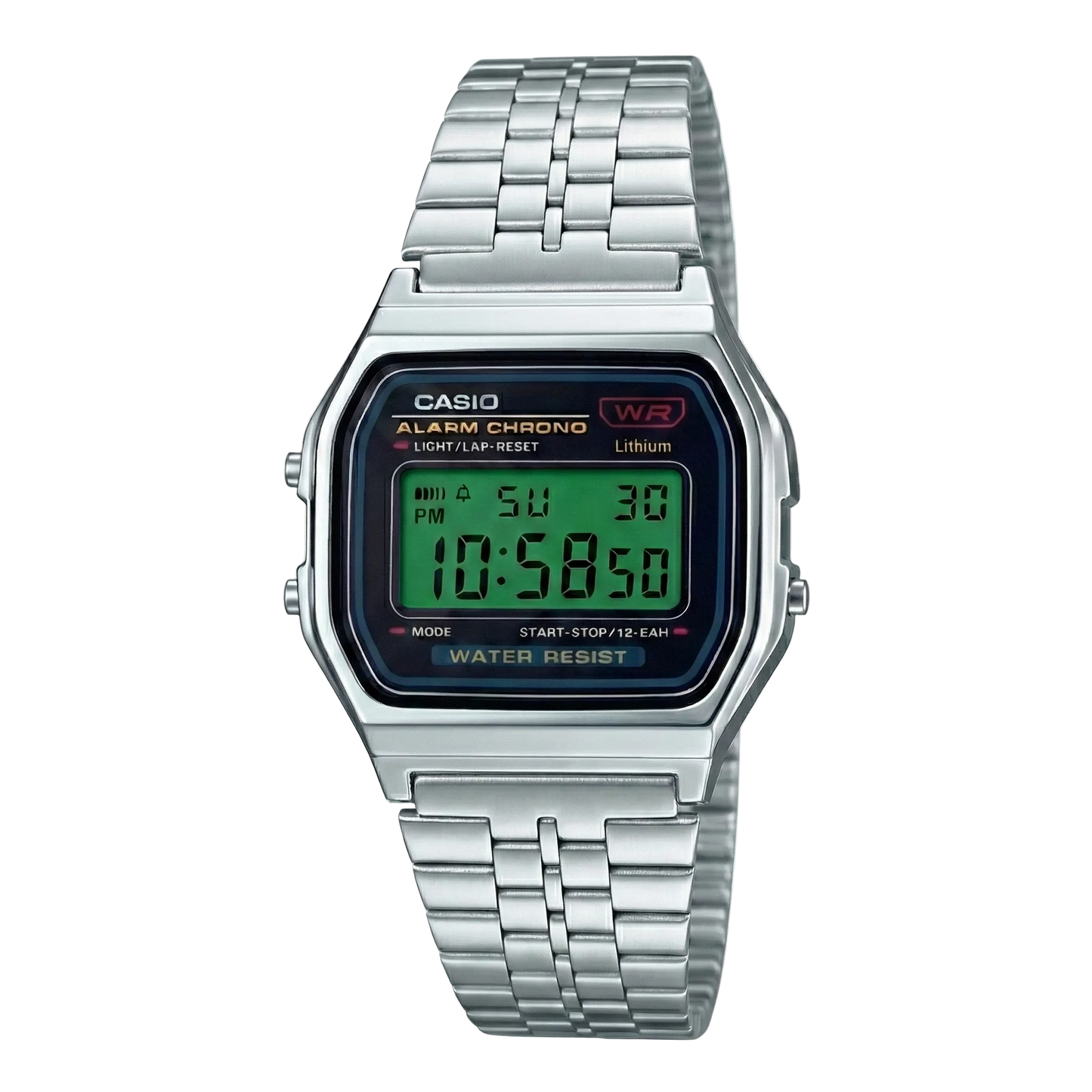 Casio Vintage A159 Green Dial Custom Digital Watch – A159WA-N1DF