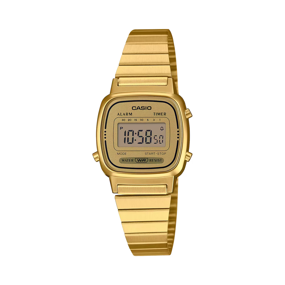 Casio LA670WGA-9DF Women Gold Steel Watch