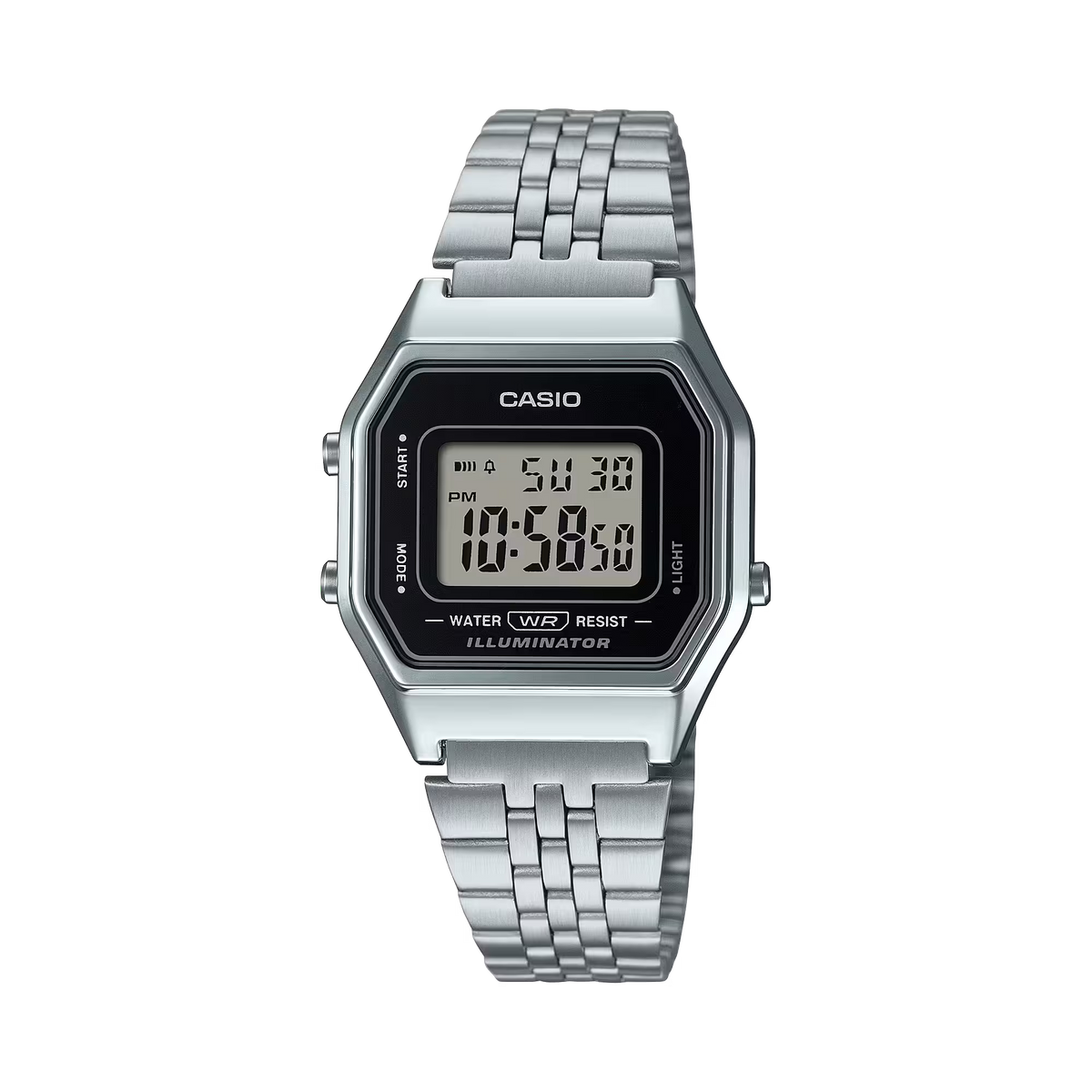 Casio LA680WA-1DF Women Silver Steel Watch