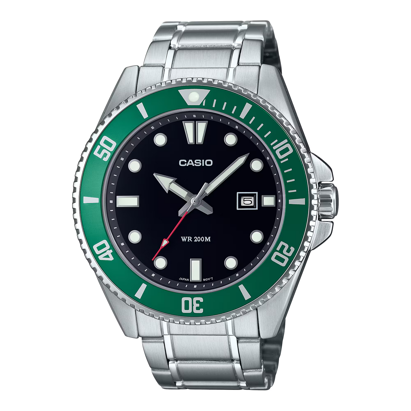Casio MDV-107D-3AV Green Watch