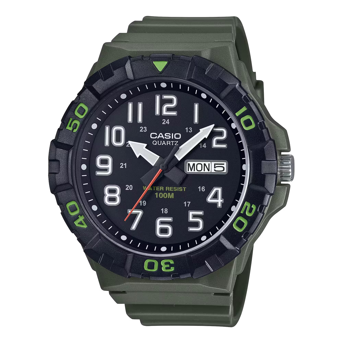 Casio MRW-210H-3AVDF Green Watch