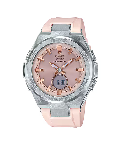 Baby-G MSG-S200-4ADR Women’s Solar Pink Watch
