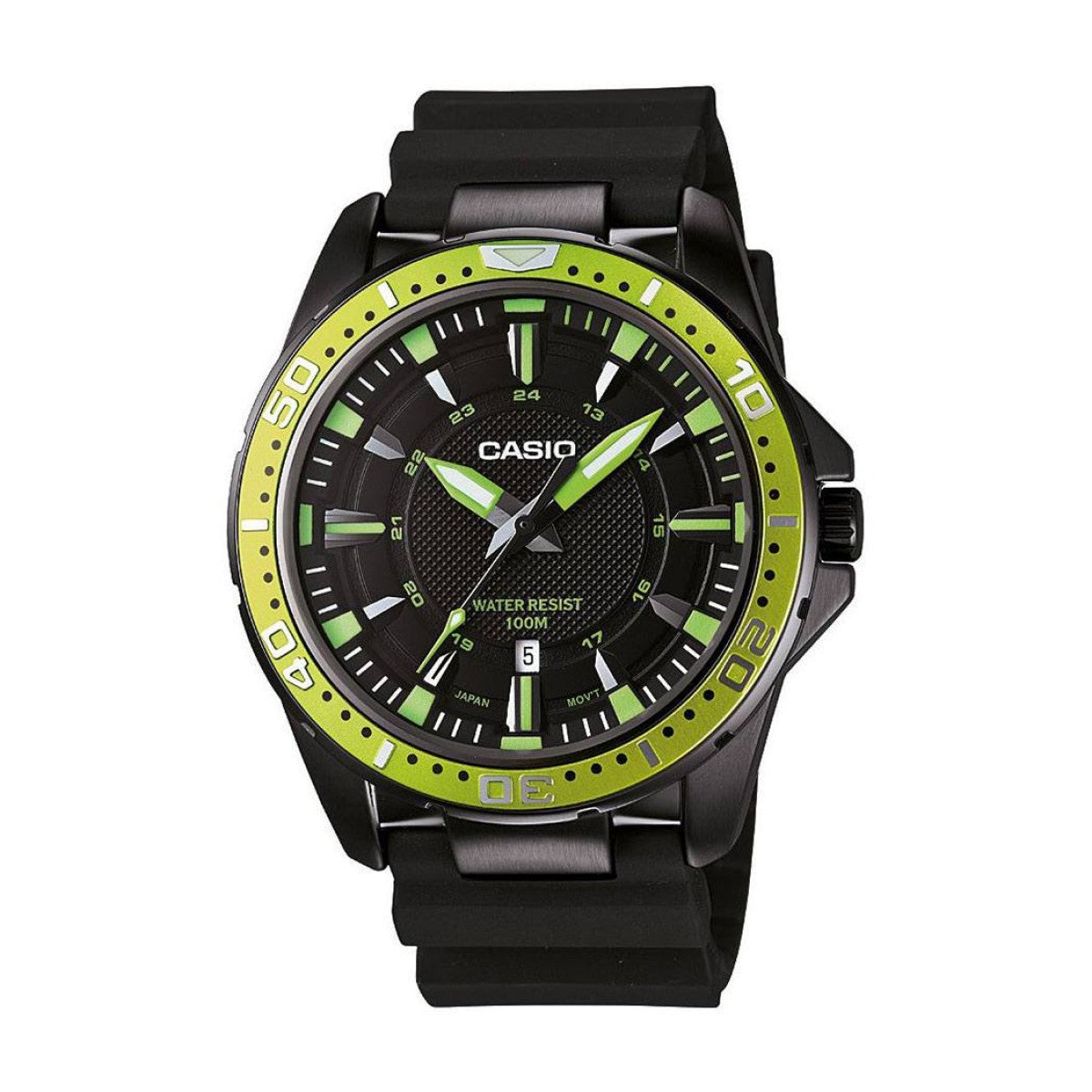 Casio MTD-1072-3AV Green Watch