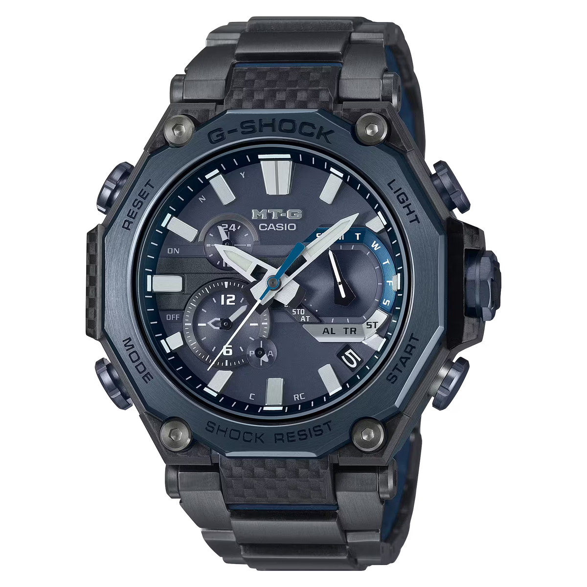 G-Shock MTG-B2000YBD-2ADR Solar Powered Bluetooth Multi-Band 6 Blue Watch