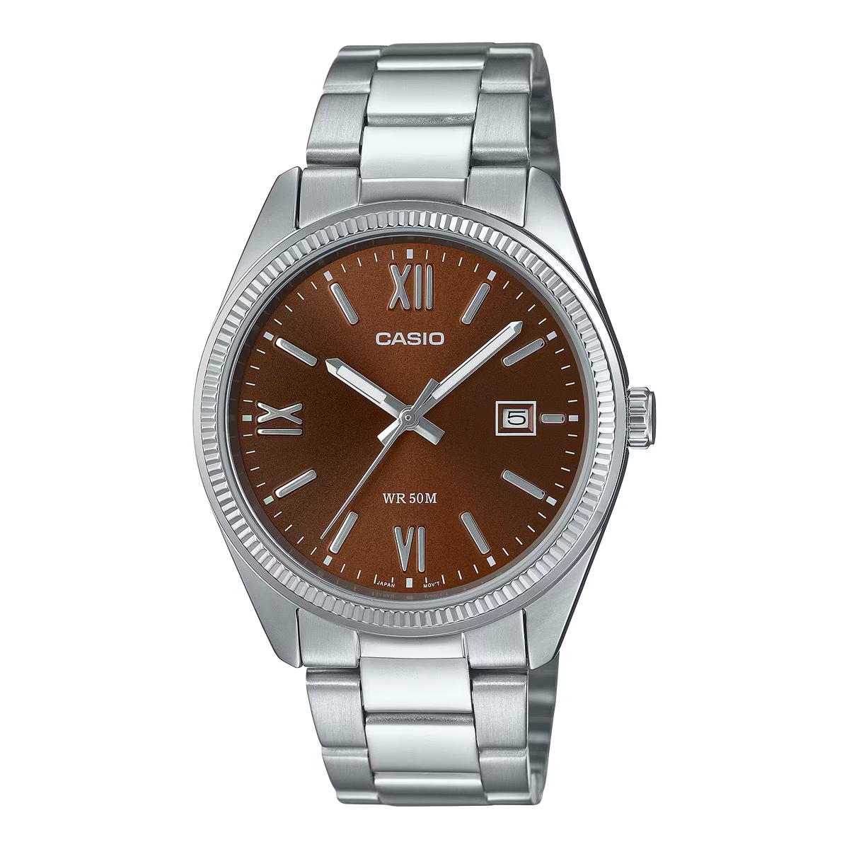 Casio MTP-1302DD-5AVDF Brown Steel Watch
