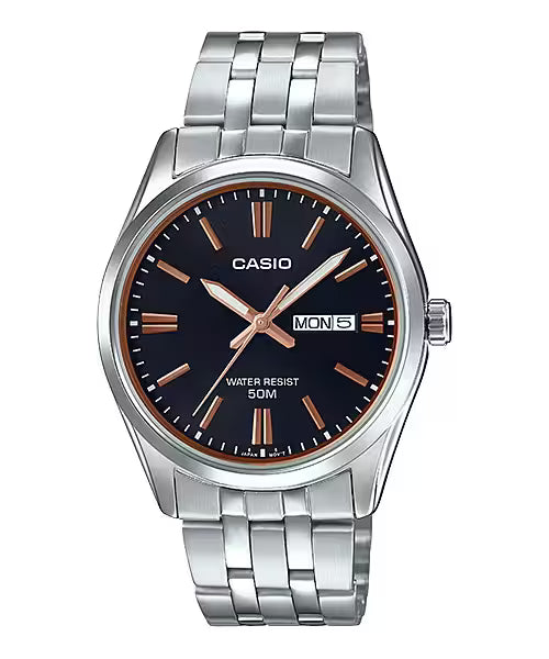 Casio MTP-1335D-1A2VDF Black Steel Watch