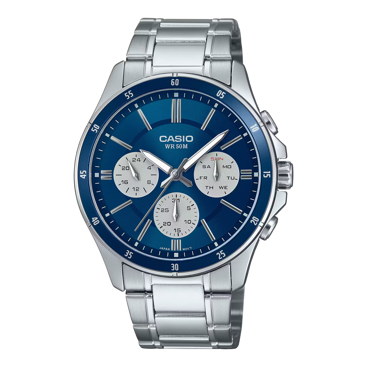 Casio MTP-1374D-2A3VDF Blue Steel Watch