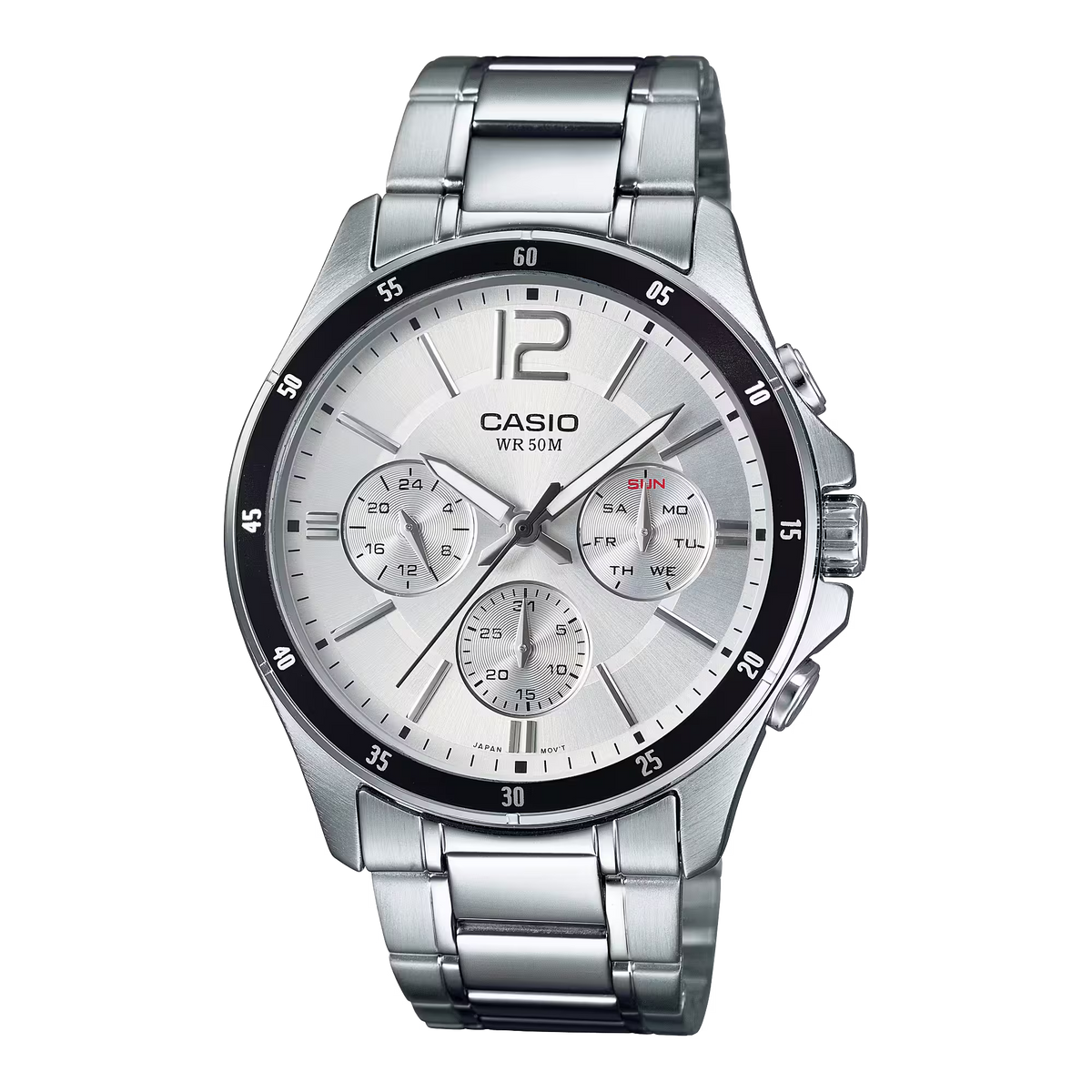 Casio MTP-1374D-7AVDF Silver Steel Watch