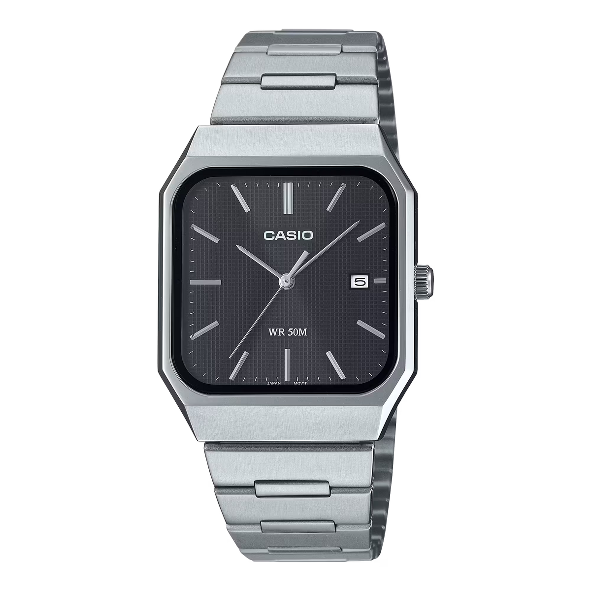 Casio MTP-B185D-1AVDF Black Steel Watch