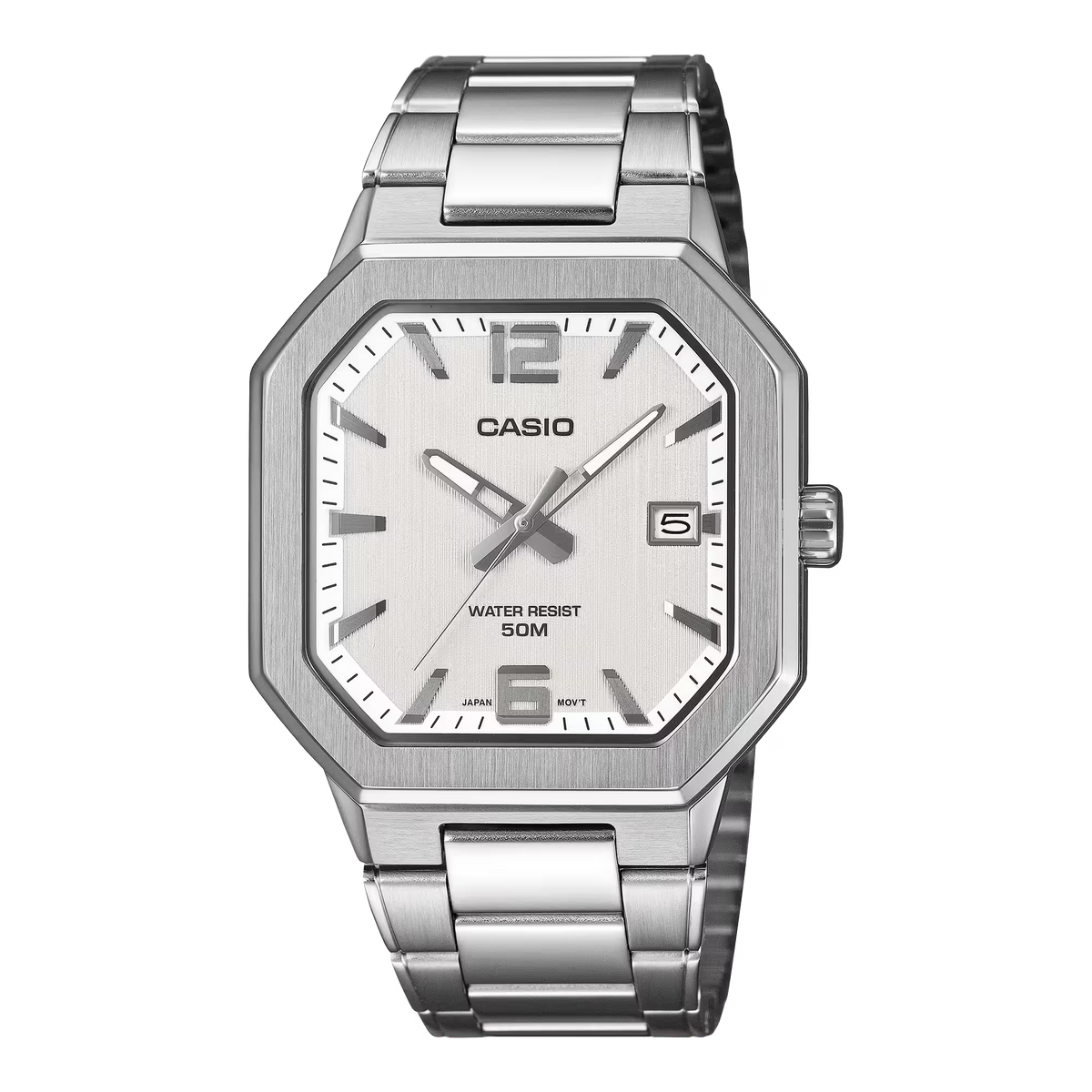 Casio MTP-B195D-7AVDF Silver Steel Watch