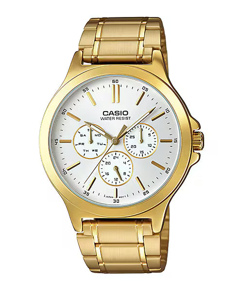 Casio MTP-V300G-7A Gold Steel Watch