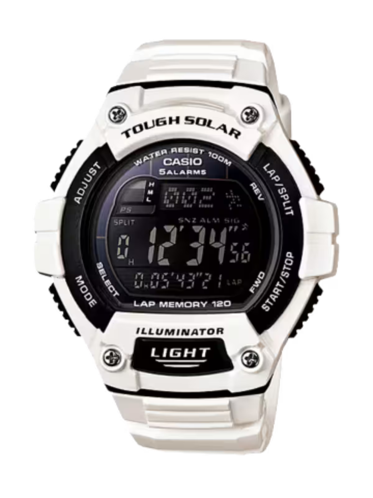 Casio W-S220C-7BV Solar White Watch