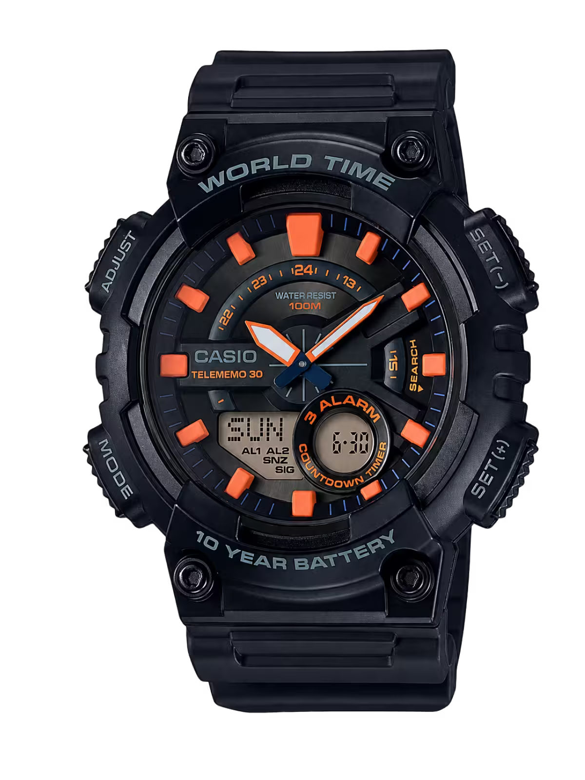 Casio AEQ-110W-1A2V Black Watch