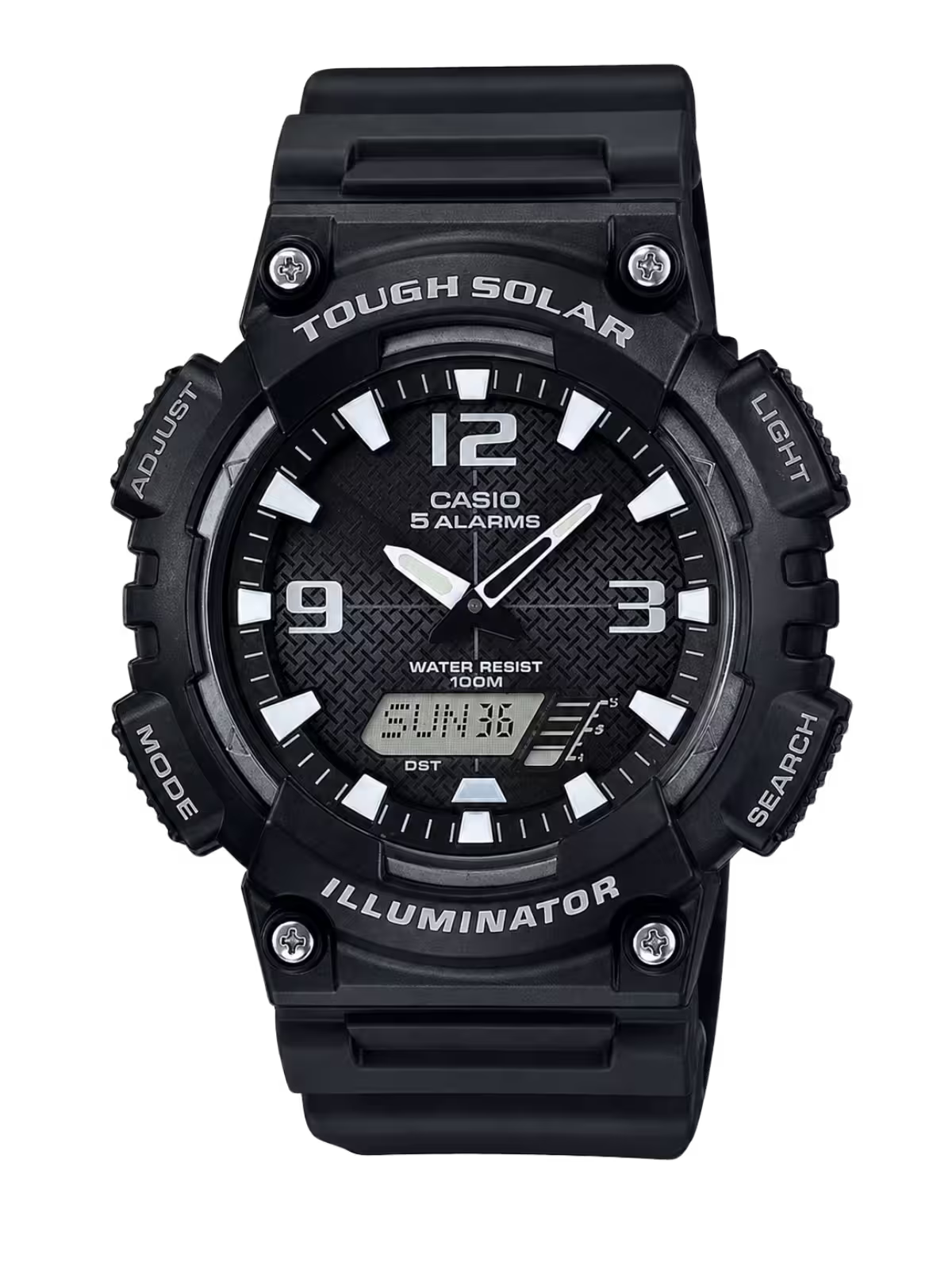 Casio AQ-S810W-1AV Solar Black Watch