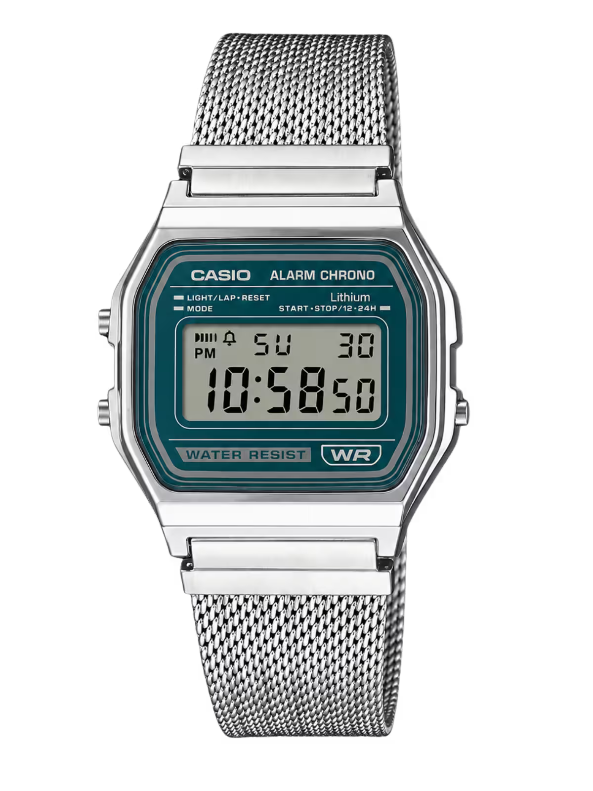 Casio A158WEM-3 Green Watch