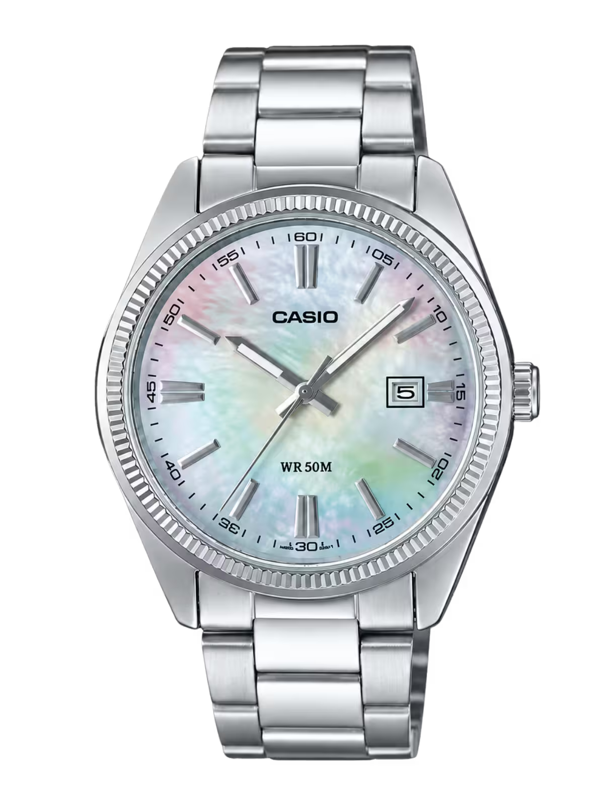Casio MTP-1302DS-7AV White Steel Watch