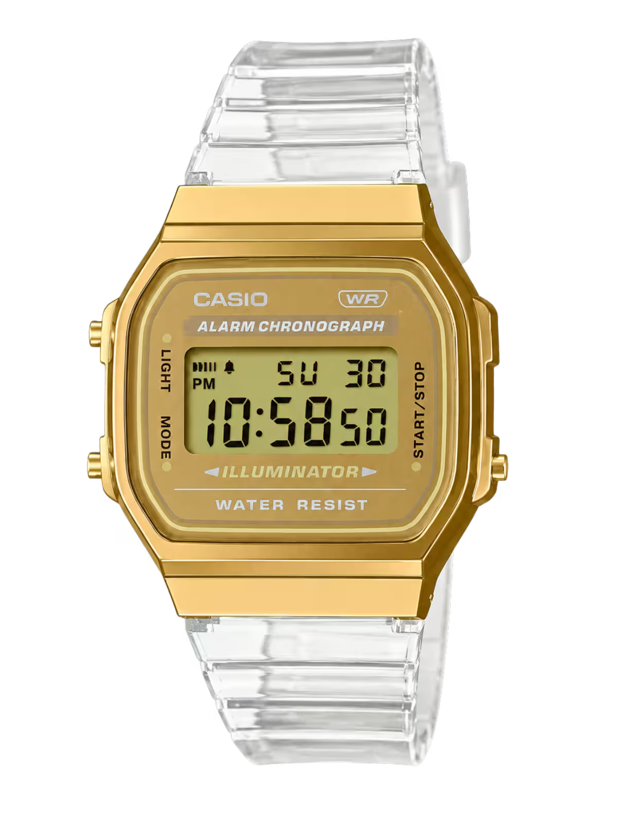 Casio A168XESG-9A Gold Watch
