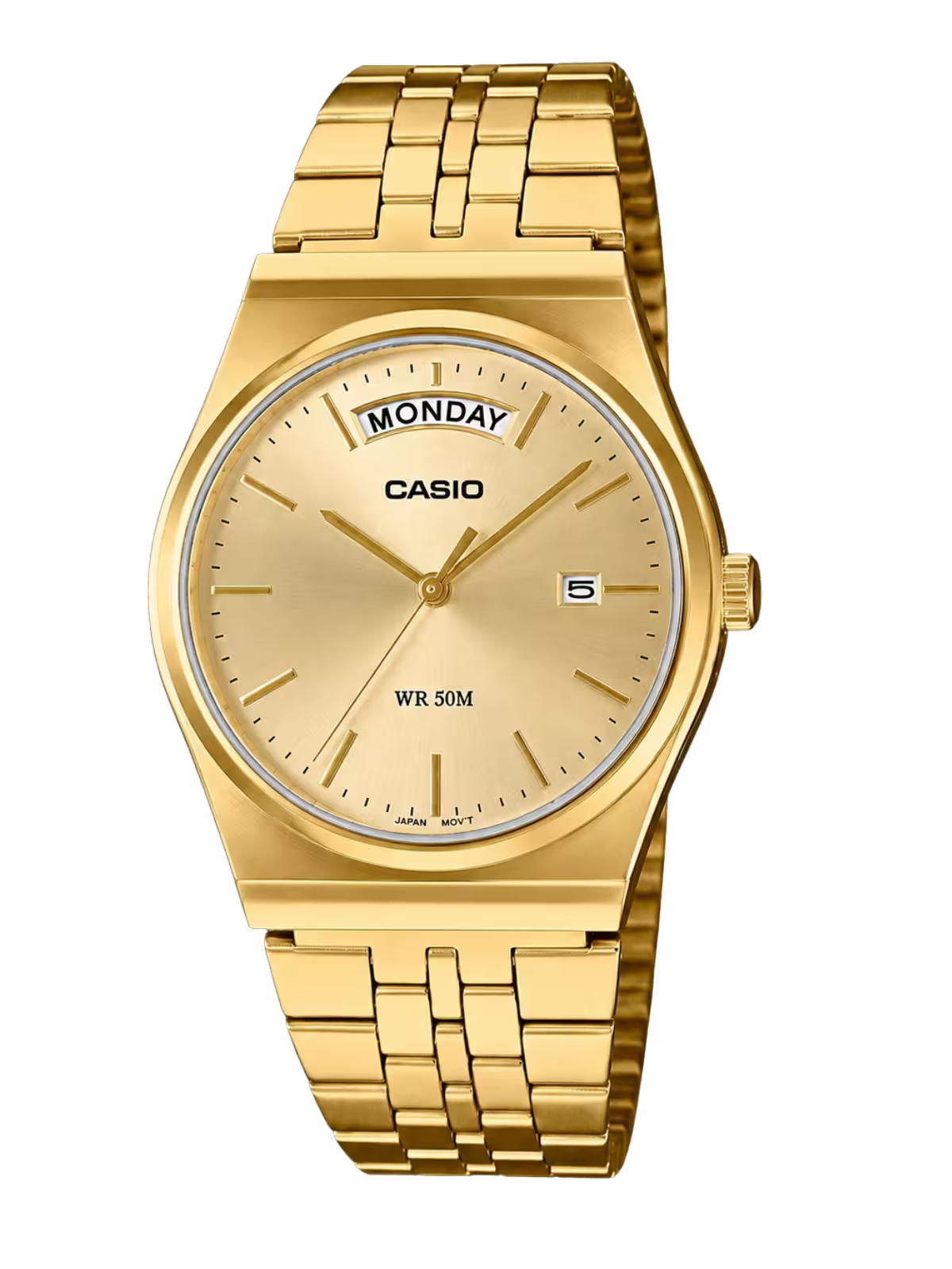 Casio MTP-B146G-9AV Gold Steel Watch