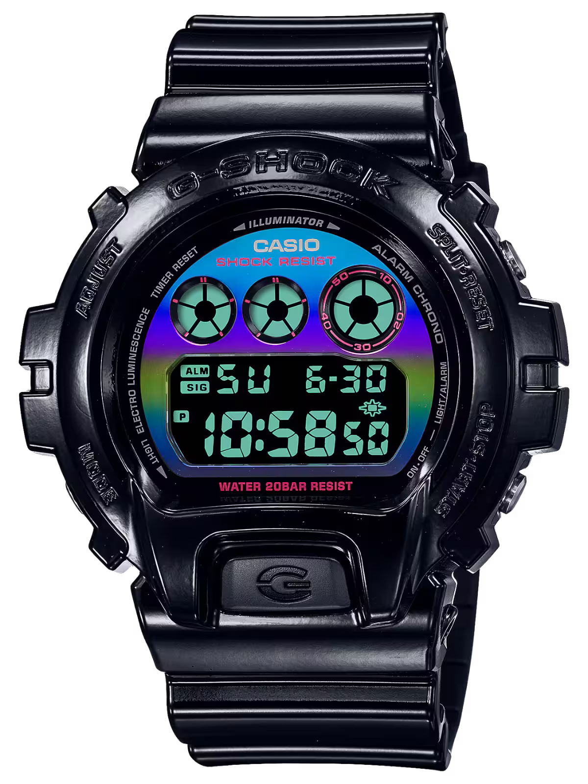G-Shock DW-6900RGB-1DR Black Color Watch