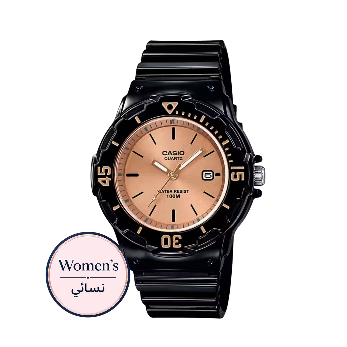 Casio LRW-200H-9E2V Rose Gold Watch