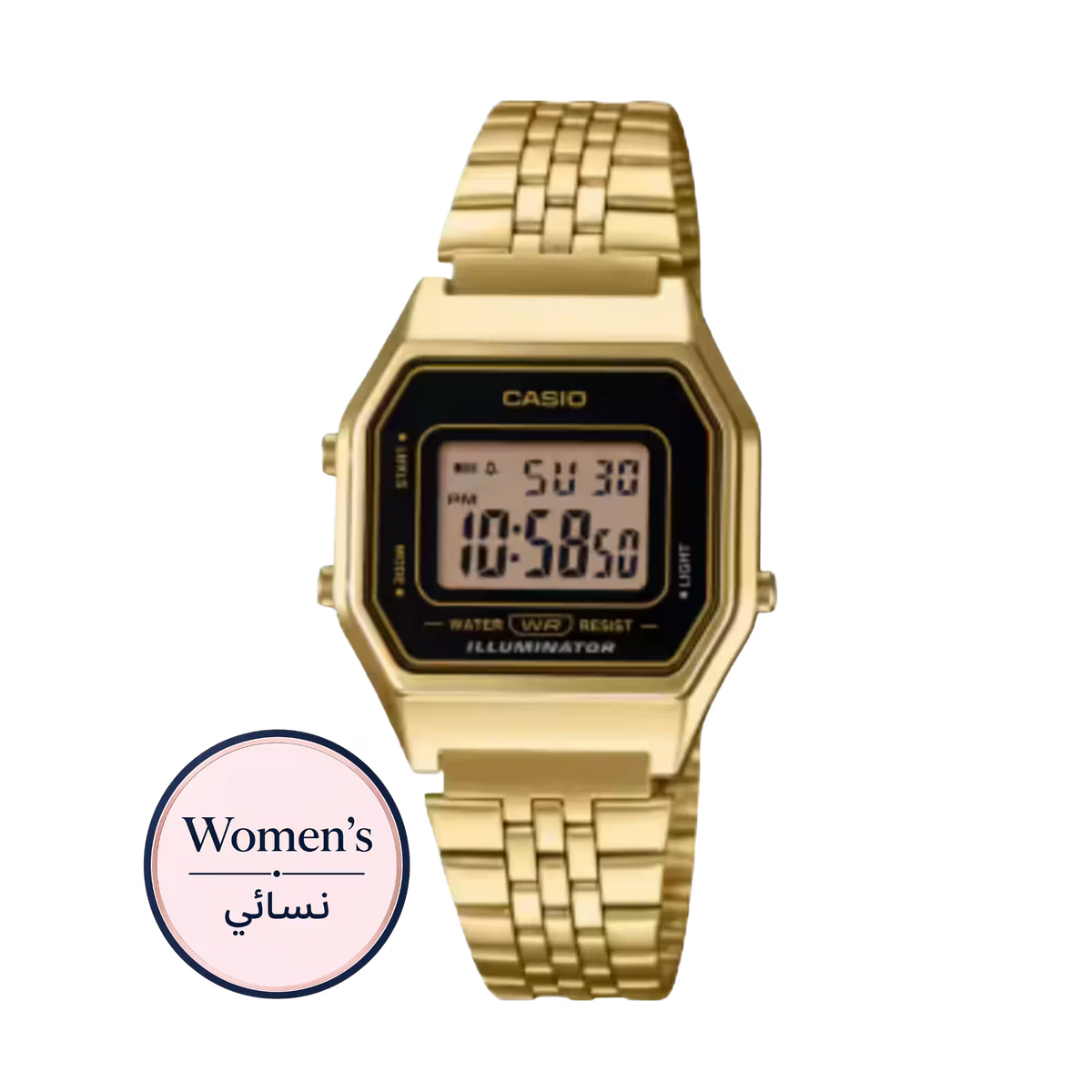 Casio LA680WGA-1 Women's Gold Watch