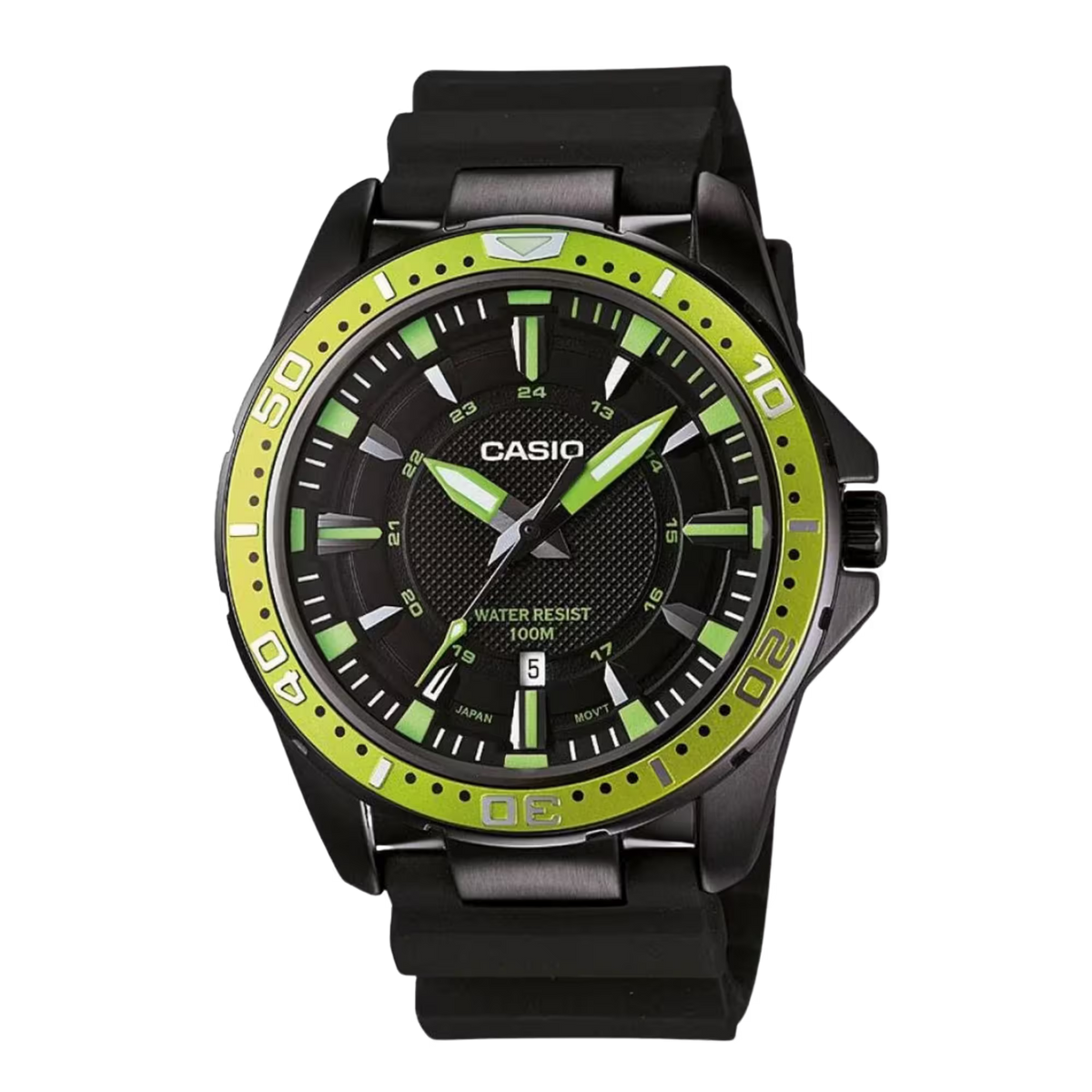 Casio MTD-1072-3AV Green Watch