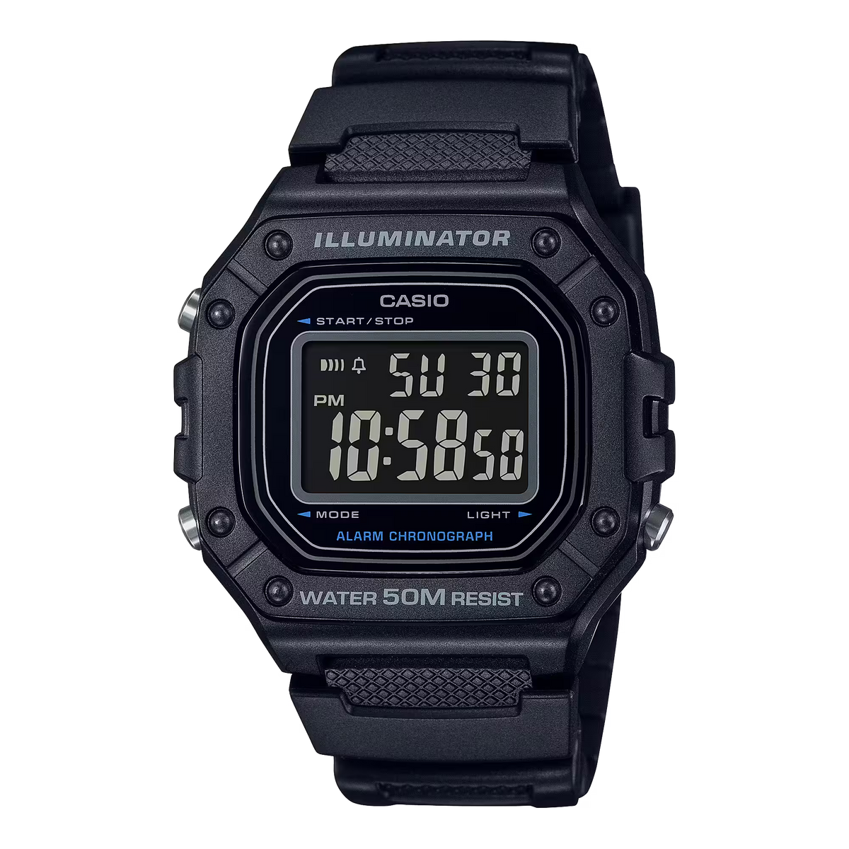 Casio W-218H-1BVDF Black Watch