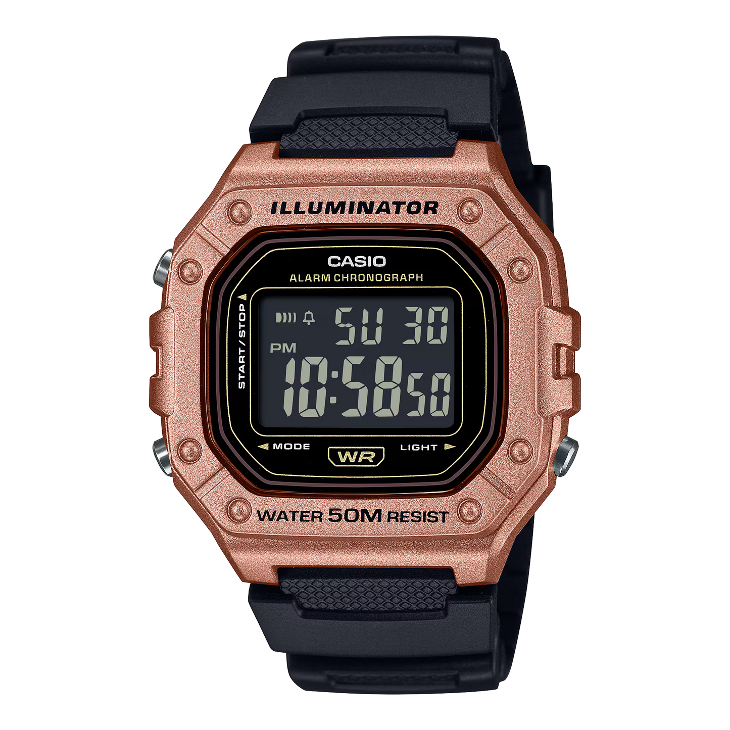 Casio W-218HM-5BV Brown Watch
