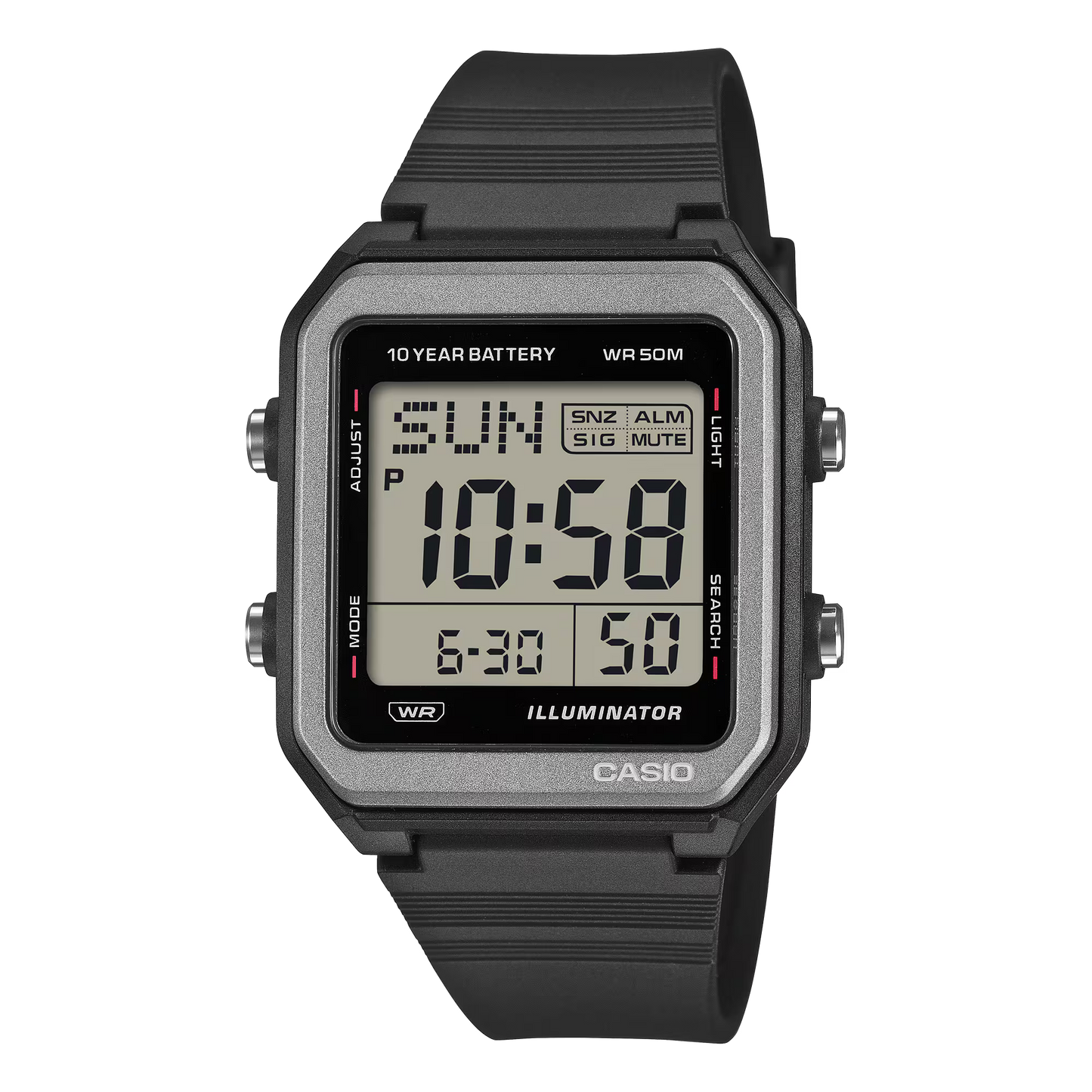 Casio W-221H-1AV Black Watch