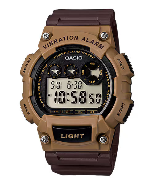 Casio W-735H-5AV Brown Watch