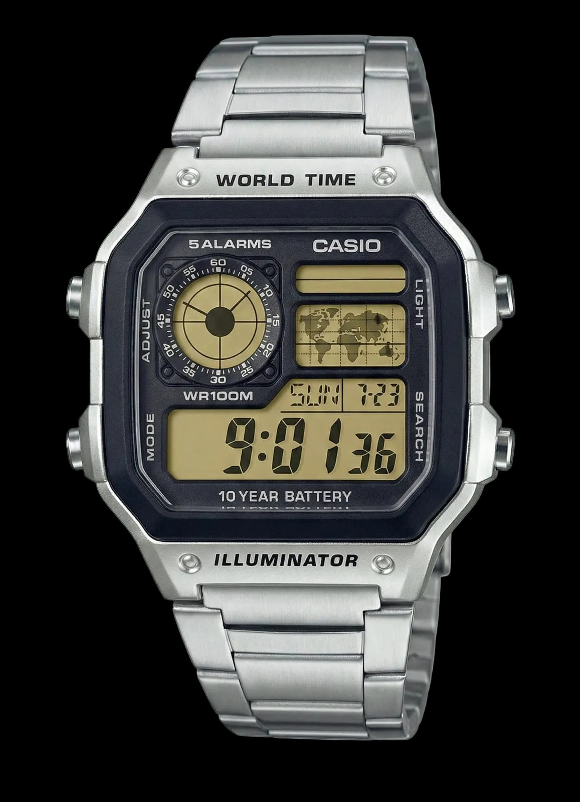 ساعة كاسيو المخصصة إصدار الصحراء باللون البني - AE-1200WHD
