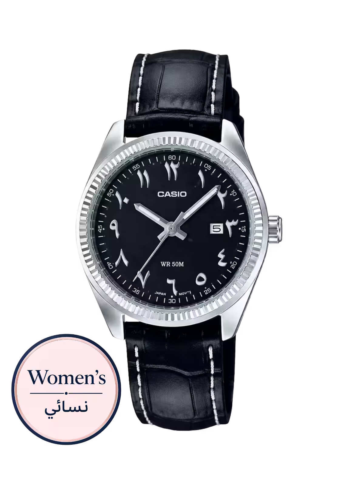 ساعة كاسيو LTP-1302L-1B3V سوداء نسائية